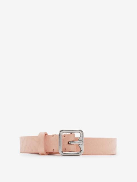 Leather B Buckle Belt