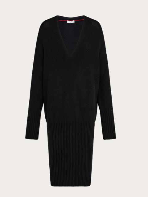 FERRAGAMO Knitted midi dress