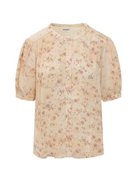 ba&sh floral button shirt