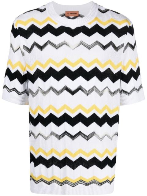 Missoni zigzag knitted T-shirt