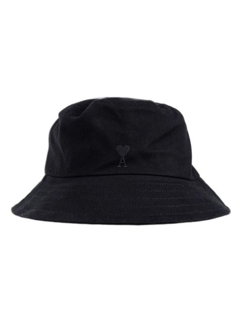 AMI Paris AMI SS26 Alexandre Mattiussi Black Ami De Coeur Bucket Hat 'Black' UHA666-AW0041-001
