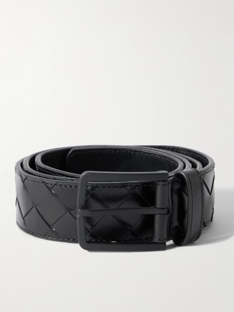 Bottega Veneta 3.5cm Intrecciato Leather Belt