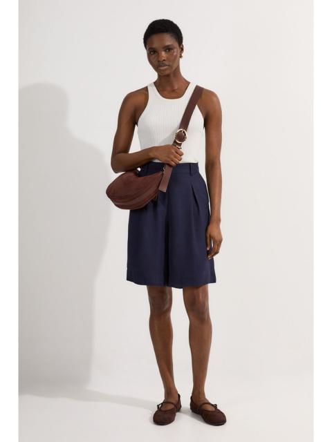 KAREN MILLEN Premium Viscose Linen Woven City Short