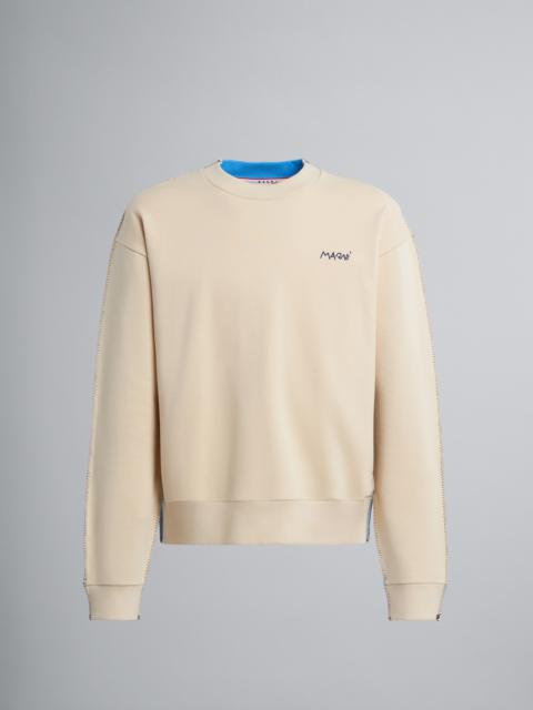 Marni COLOURBLOCK BIO COTTON SWEATSHIRT