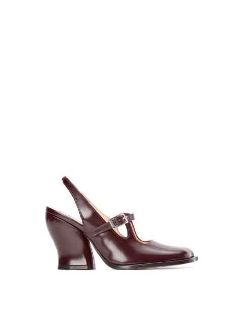 Loewe Onda slingback pump in brushed calfskin