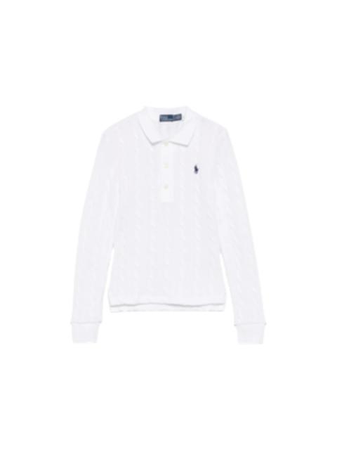 Polo Ralph Lauren Polo Ralph Lauren Long Sleeve Polo Shirt White