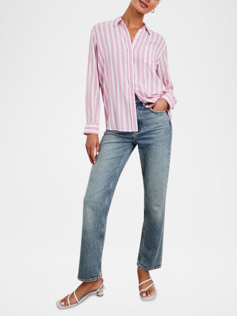 Rails Wren Striped Button-Front Shirt