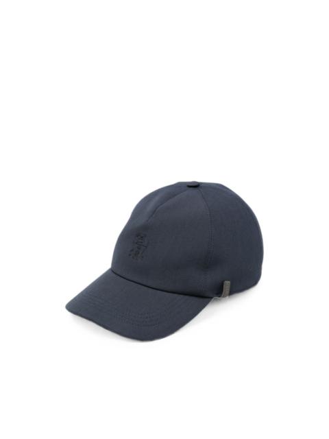 Brunello Cucinelli Monili-detail logo-embroidered cap