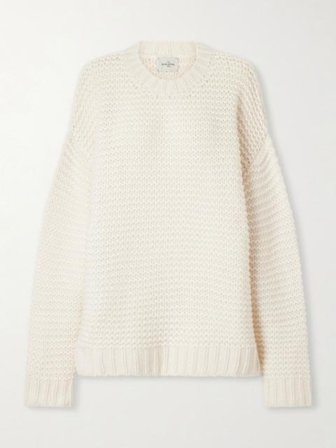 LE KASHA Maliojia cashmere sweater White