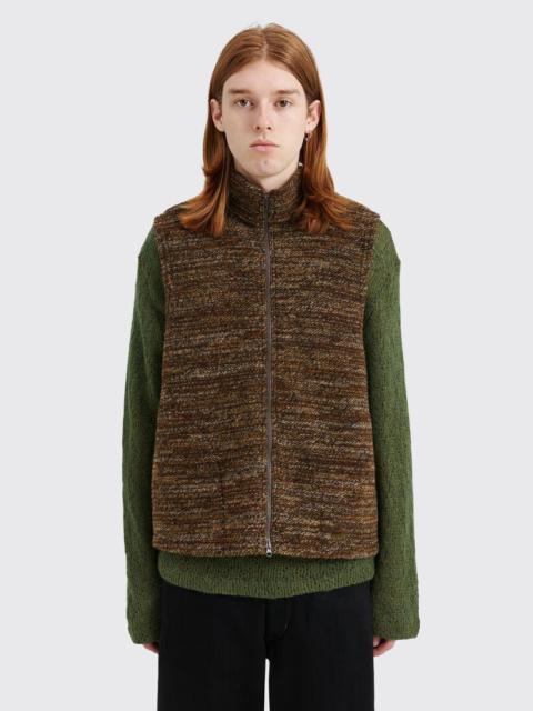 Engineered Garments ENGINEERED GARMENTS HIGH MOCK KNIT VEST BROWN