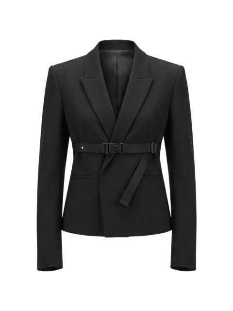 Rick Owens Alice buckled-strap jacket