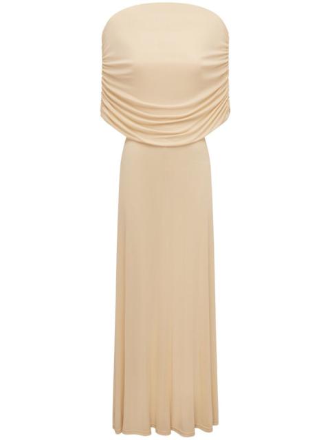 ESSE Studios Bonachi draped cape long dress