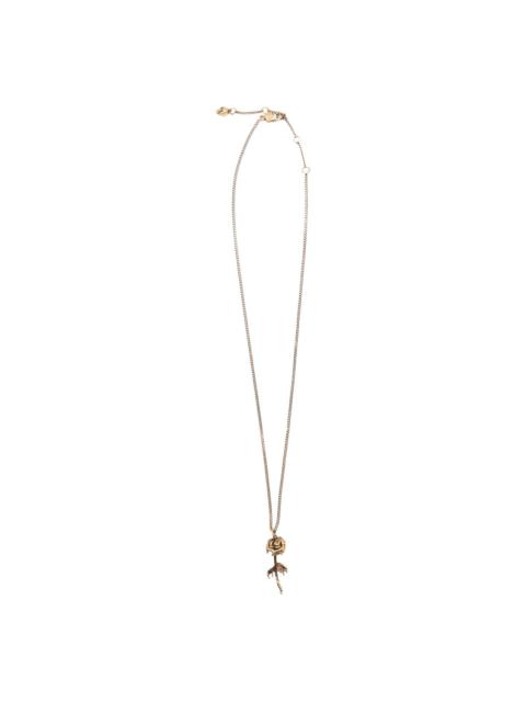 Alexander McQueen rose-pendant necklace