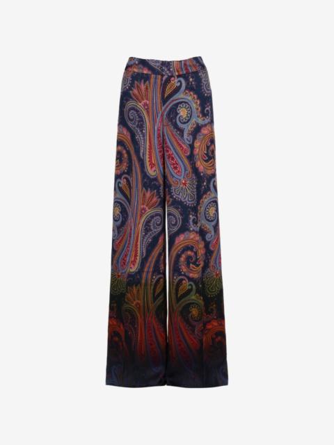 Etro paisley-print wide-leg trousers
