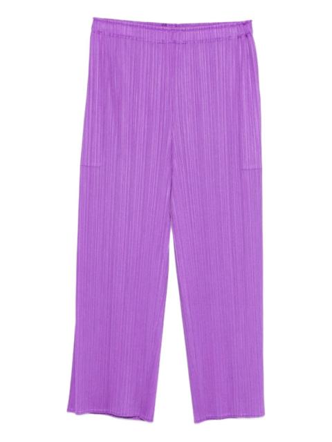 Pleats Please Issey Miyake August pleated pocket trousers
