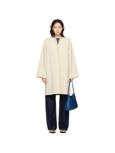 Loulou de Saison Beige Merill Cotton Gabardine Coat