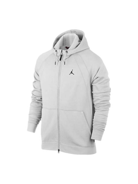 Jordan Air Jordan Essentials Logo Jacket 'White Black' 860197-121