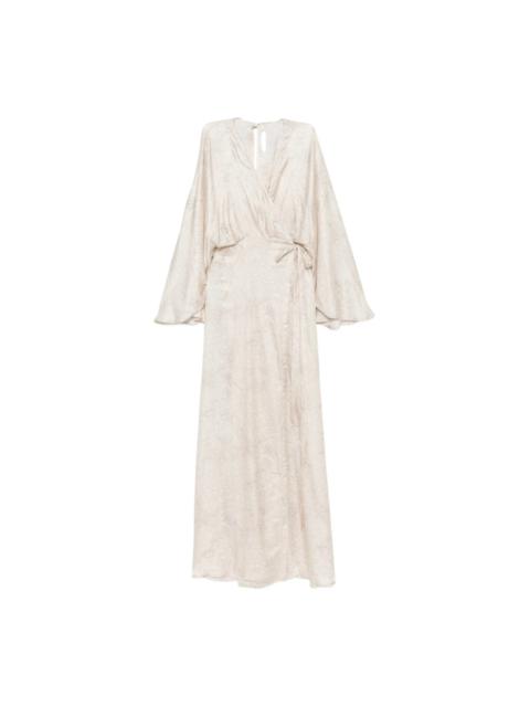 Golden Goose Kimono Maxi Wrapped Dress