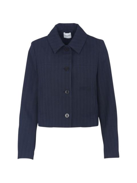 Claudie Pierlot button pinstripe jacket