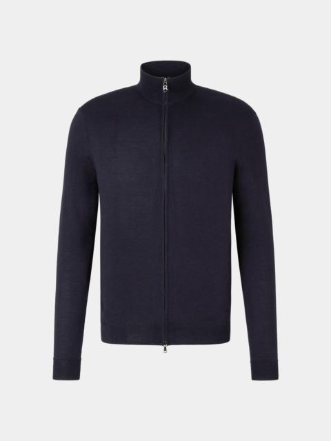 BOGNER Oscar Knit jacket in Navy blue