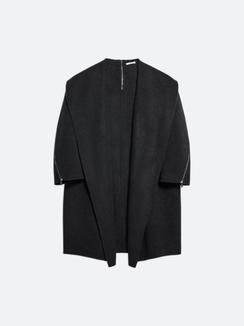 DOUBLE-FACED APEX COCOON COAT