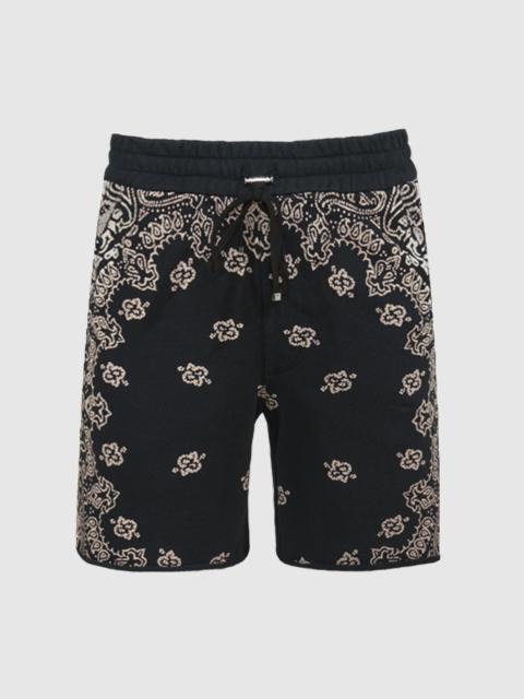 AMIRI BANDANA BLEACH SHORT