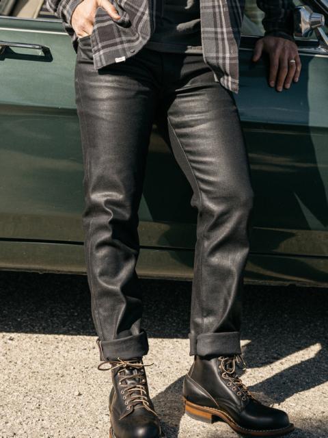 HIROSHI KATO The Pen Slim - Coated Black Raw 14oz Selvedge