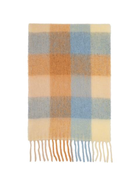 Holzweiler Blue & Brown Fresia Scarf
