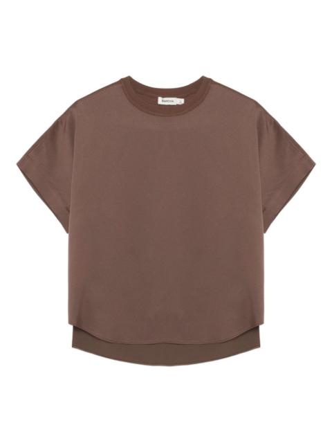 SIMKHAI Addy round-neck blouse