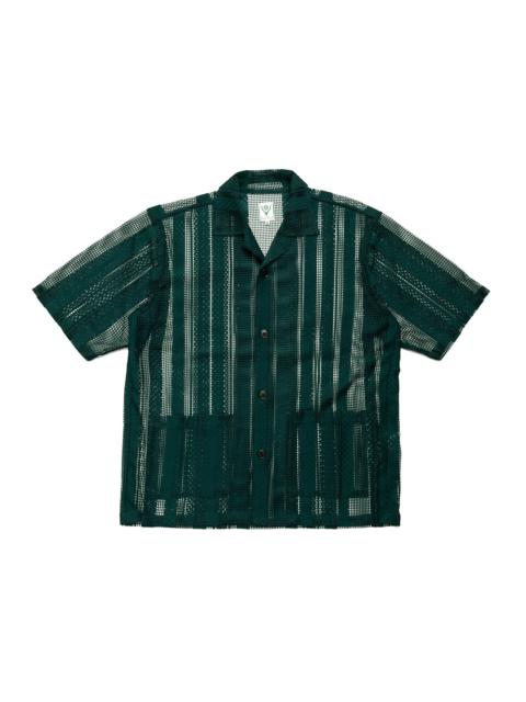 South2 West8 Cabana Shirt Poly Lace - Green