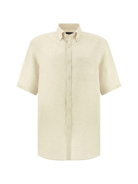 Paul & Shark short-sleeved linen shirt