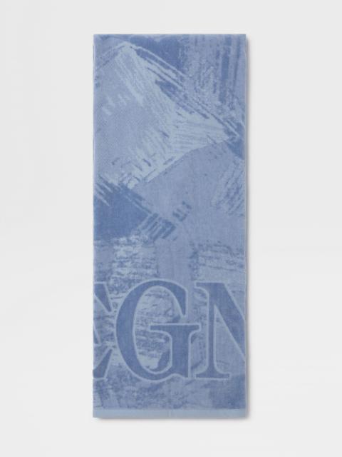 ZEGNA ZEGNA LOGO BEACH TOWEL