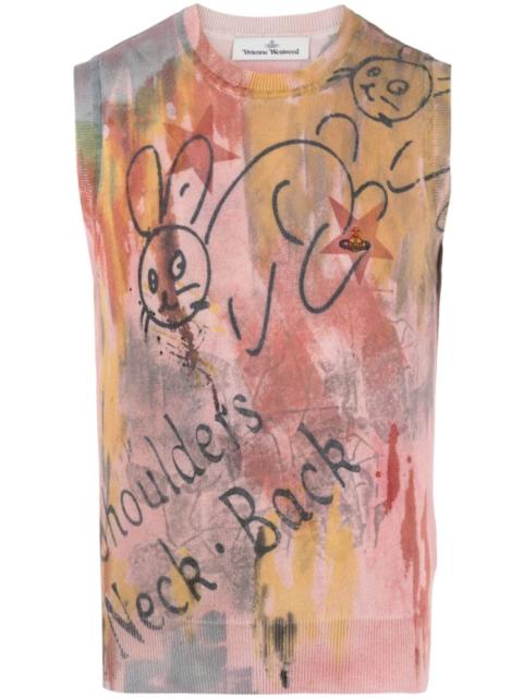 Vivienne Westwood graphic-print cotton tank top
