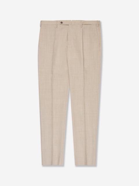 SLOWEAR Regular fit wool fabric trousers