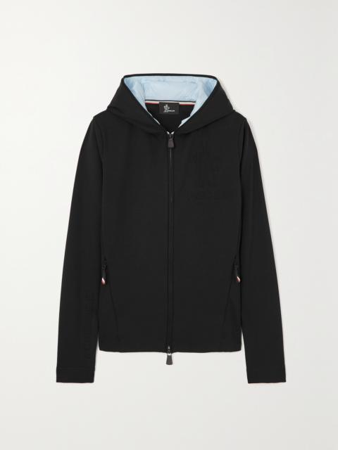 Moncler Grenoble Embossed Jersey Hoodie