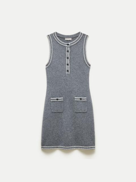 J.CREW Mini sleeveless sweater-dress in merino wool