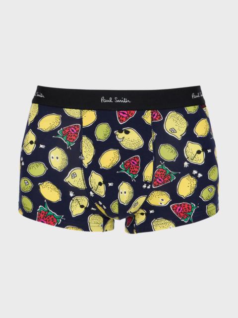 Paul Smith Organic Cotton 'Lemon' Boxer Briefs