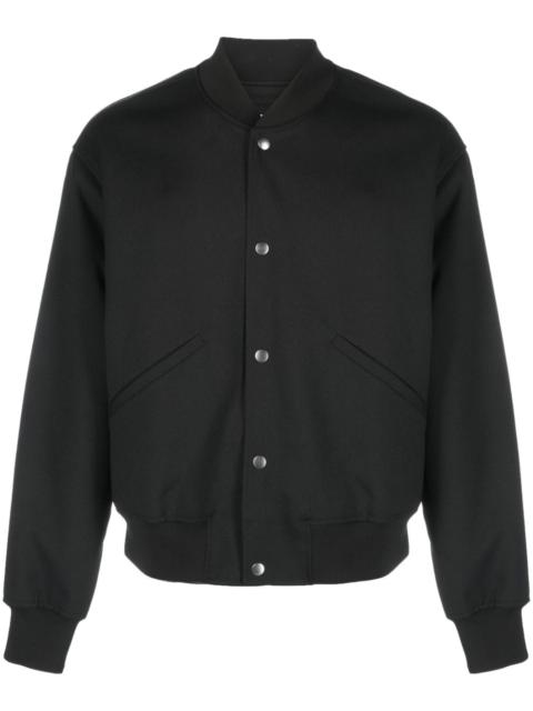 Jil Sander plain cotton bomber jacket