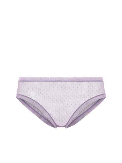 TOM FORD CIRCLE STRETCH LACE BOY SHORTS