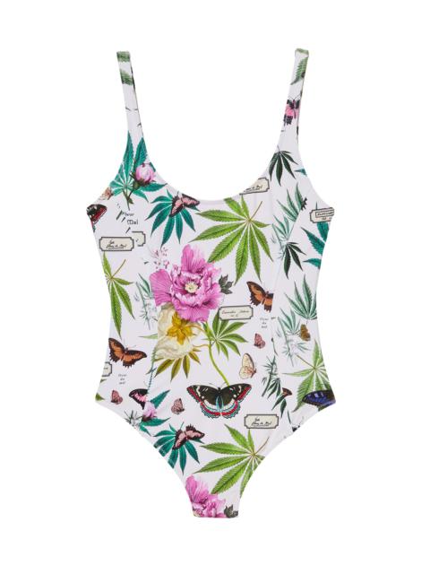 Fleur du Mal Botanical Scoop Neck One Piece