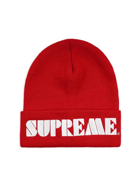 Supreme Stencil beanie hat
