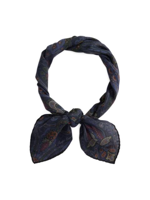 Ralph Lauren paisley-pattern neckerchief