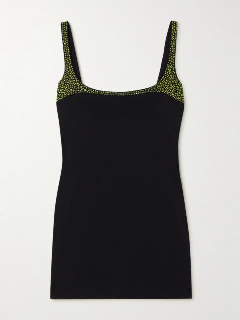 16ARLINGTON Bria Crystal-embellished Jersey Mini Dress