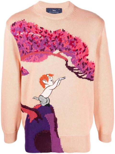 Stella McCartney Fantasia Landscape intarsia-knit jumper