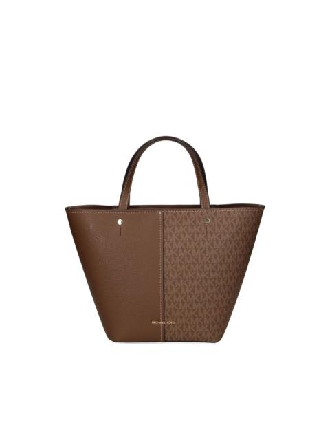 MICHAEL KORS monogram panel tote bag