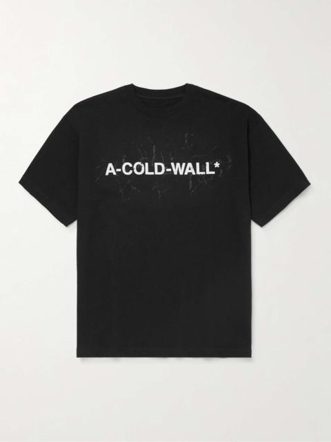 A-COLD-WALL* Logo-Print Cotton-Jersey T-Shirt