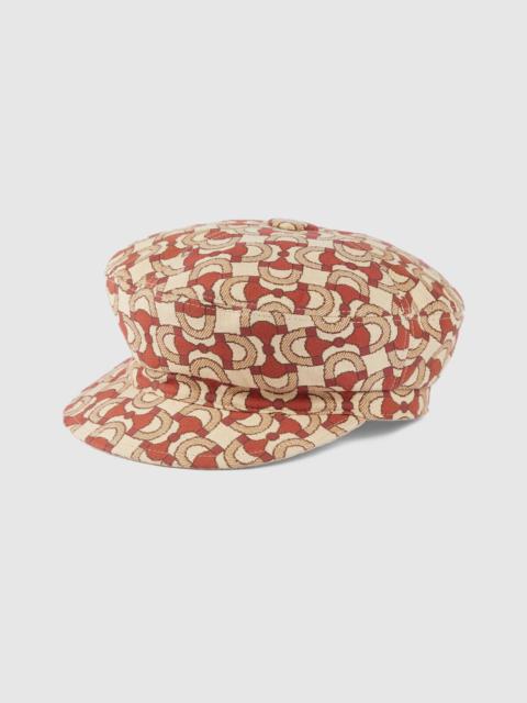 GUCCI Reversible cotton jacquard beret