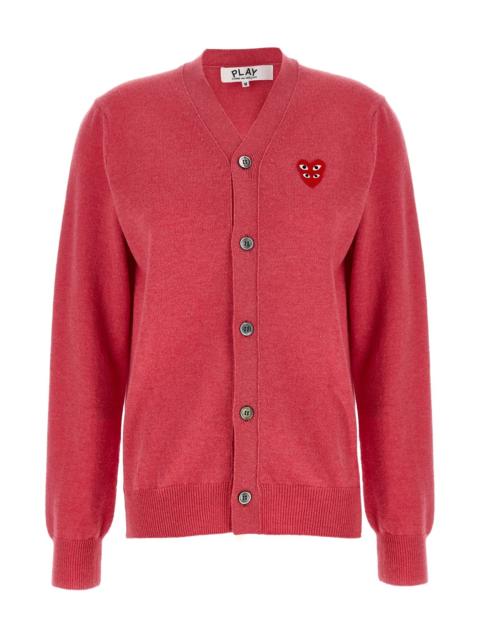 Comme des Garçons PLAY 'Double Red Emblem' Cardigan