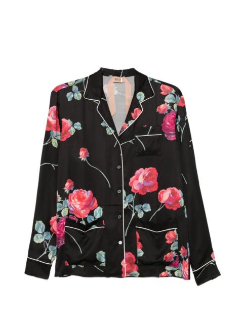 N°21 floral-print shirt