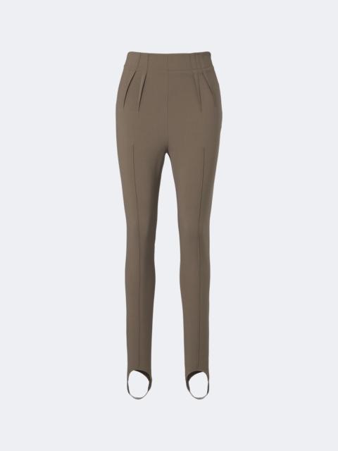 MUGLER Wool-blend stirrup leggings